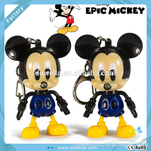 oem factory 3d plastic disny keychain